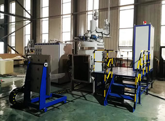 250kg 1700℃ Medium Frequency Induction Furnace For Melting