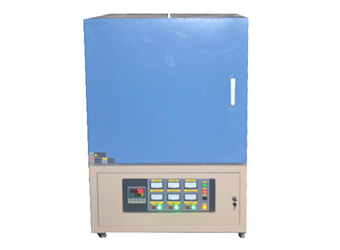 Blue 1800 ℃ Industrial Muffle Furnace 1 - 8L Volume 50 Segments Programmable